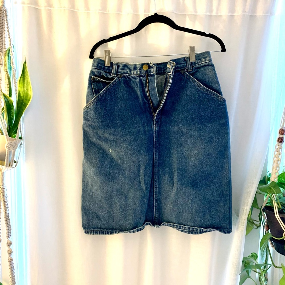 Vintage Calvin Klein Denim Skirt